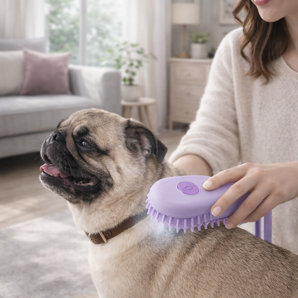 PawLux SteamTouch™ Grooming Brush