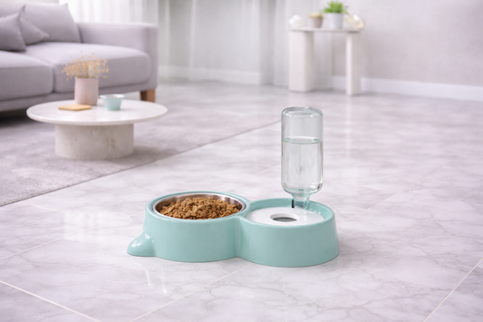 PawLux Duo Dine™ Stainless Feeding Station