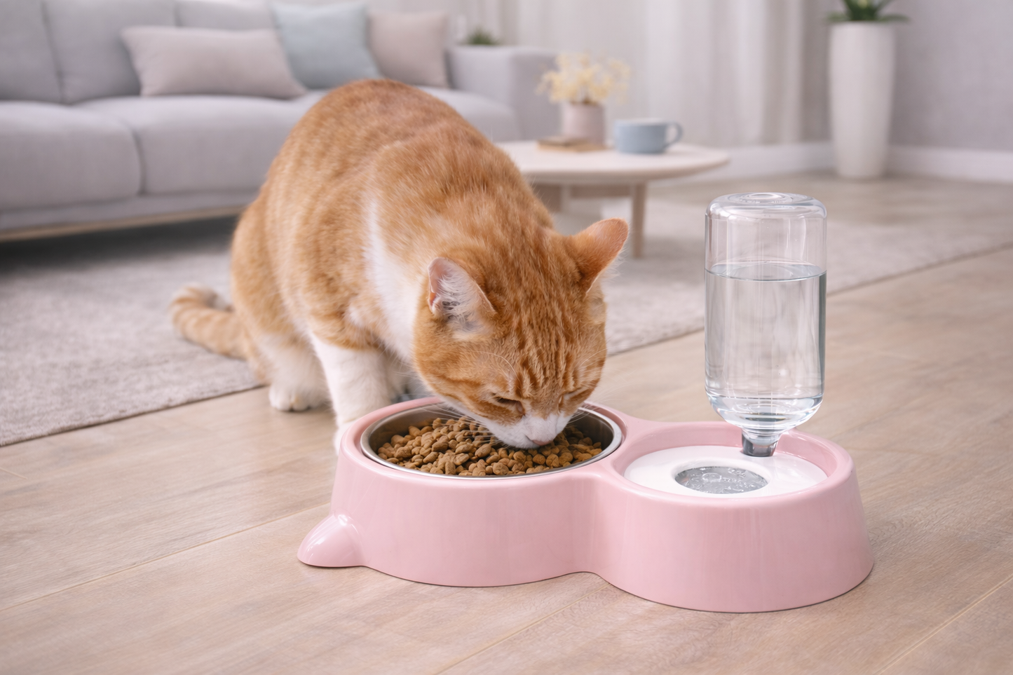 PawLux Duo Dine™ Stainless Feeding Station
