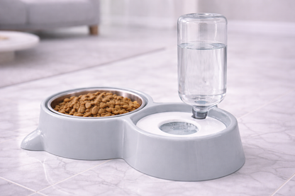 PawLux Duo Dine™ Stainless Feeding Station