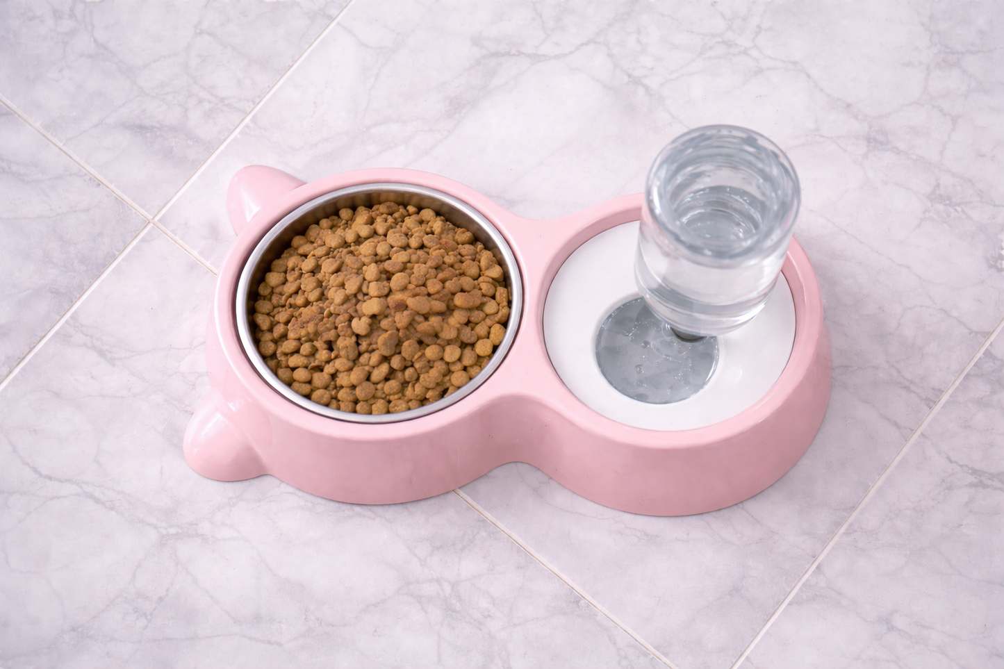 PawLux Duo Dine™ Stainless Feeding Station