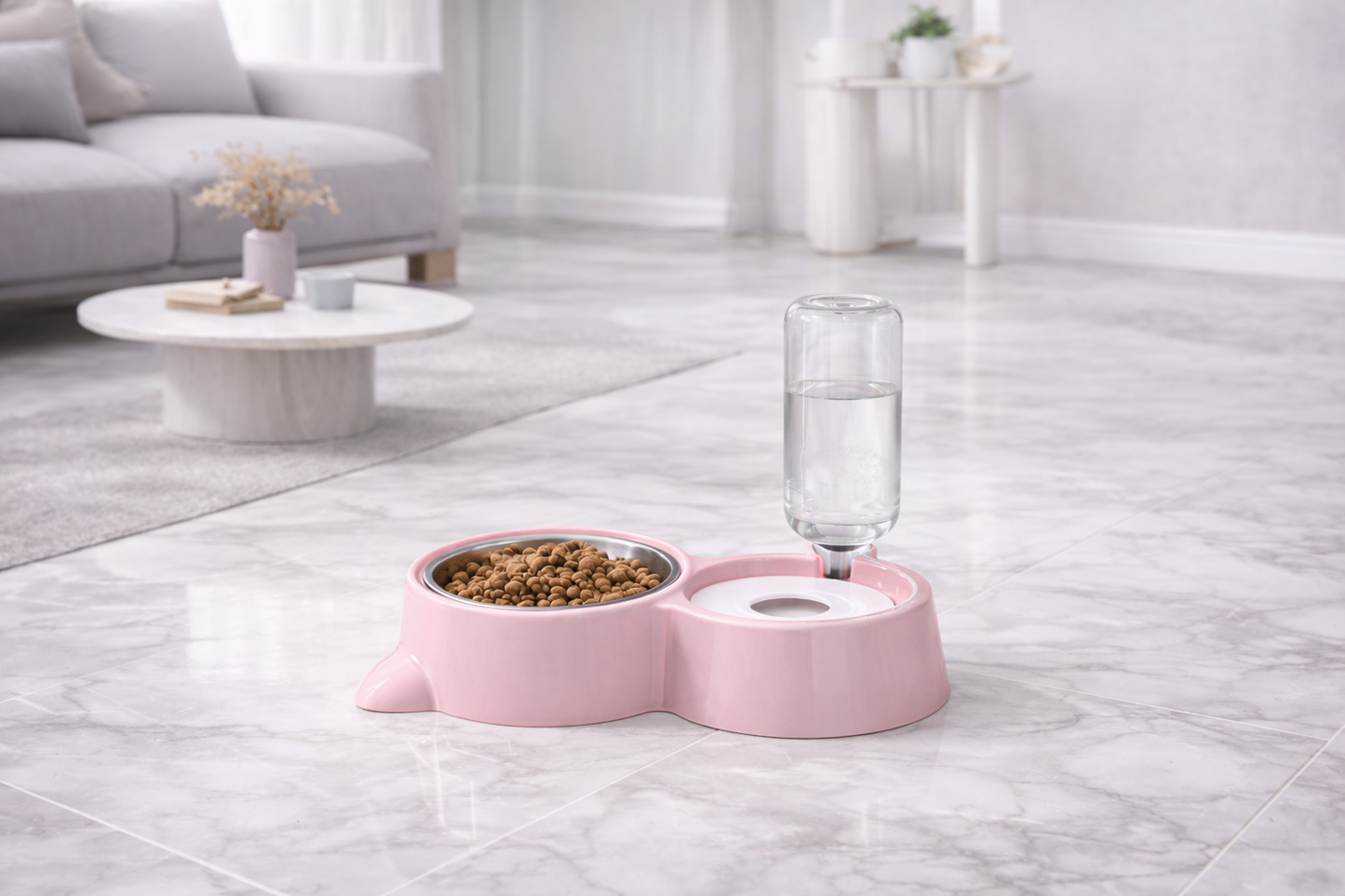 PawLux Duo Dine™ Stainless Feeding Station