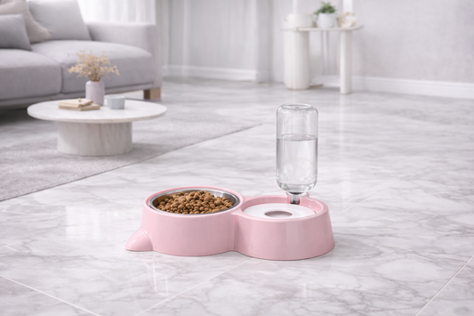 PawLux Duo Dine™ Stainless Feeding Station