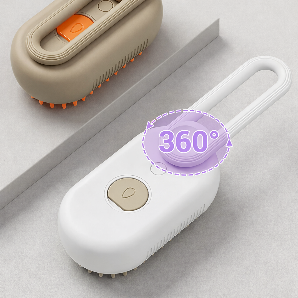 PawLux SteamTouch™ Grooming Brush